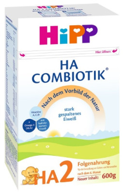 Смесь Hipp Combiotic HA 2 гипоаллергенная 500г с 6месяцев (Хипп ГА)